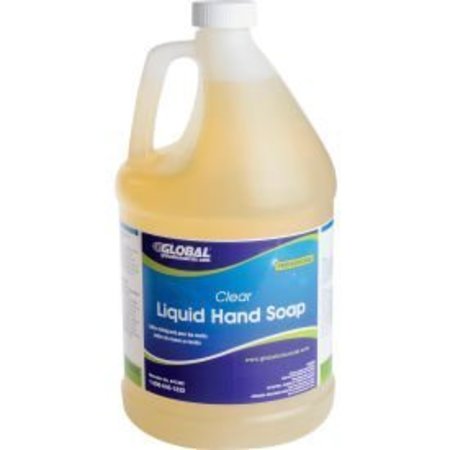 GLOBAL EQUIPMENT Global Industrial„¢ Liquid Hand Soap, Clear - Case Of Four 1 Gallon Bottles N590-G4